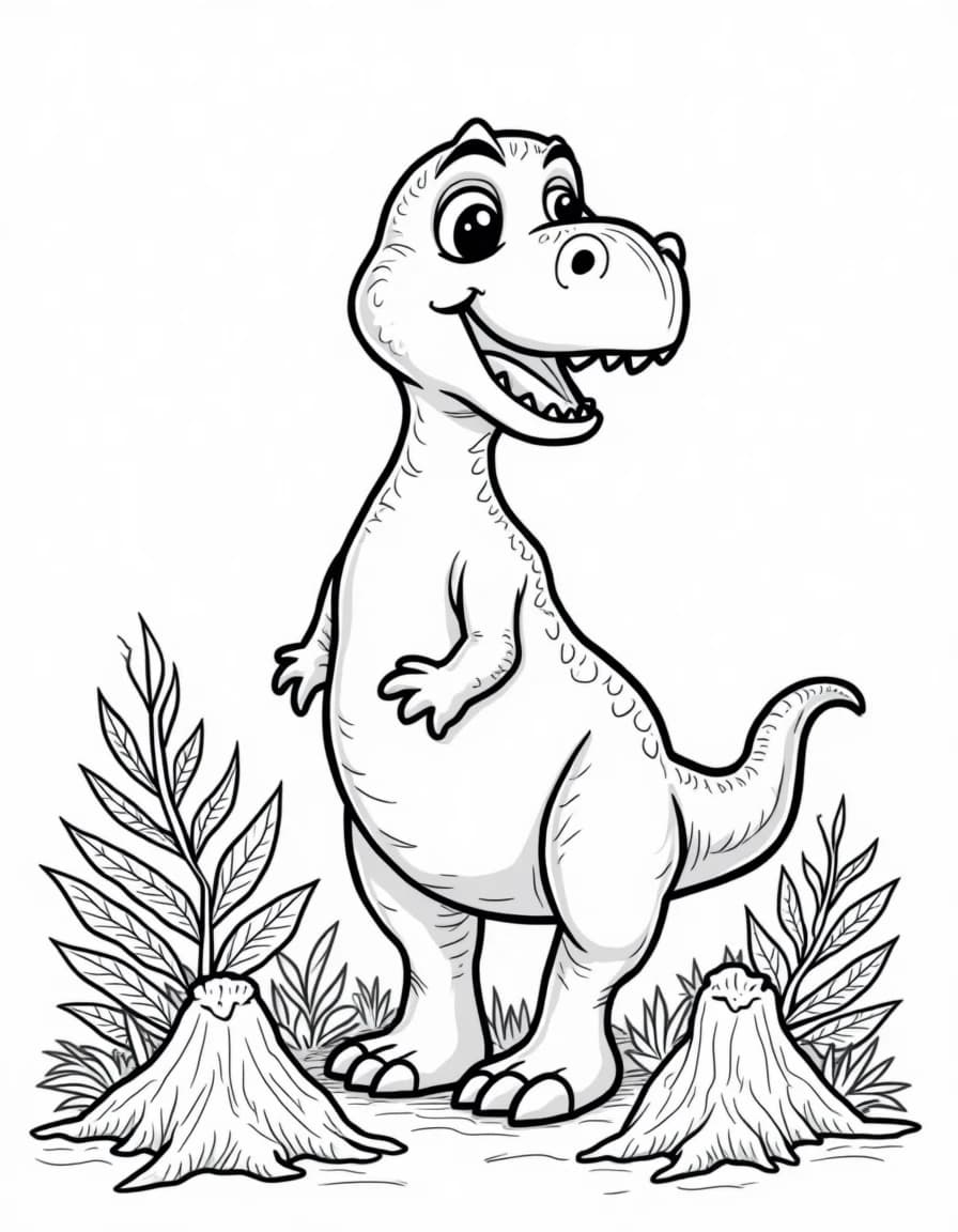 Dinosaur Coloring Pages