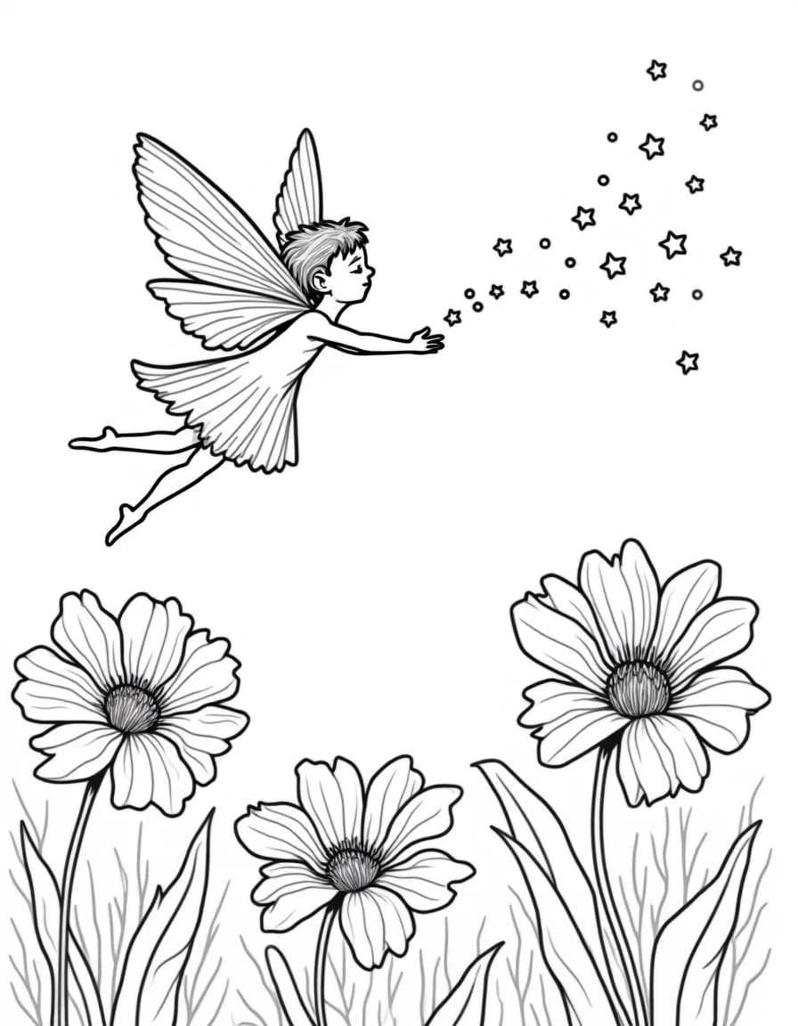Fairy Dust coloring page
