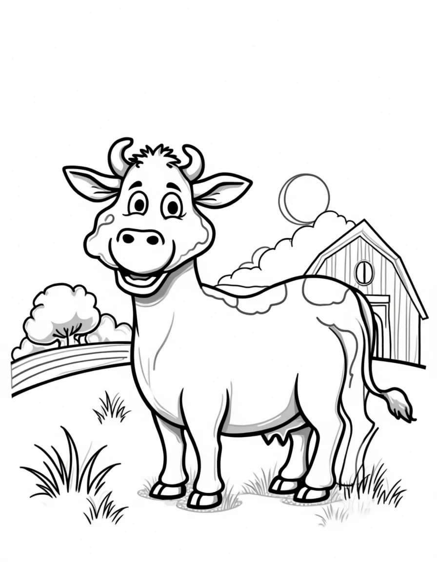 Farm Animal Coloring Pages